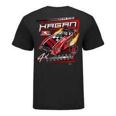 Matt Hagan 4X Champion T-Shirt in Black - Back View