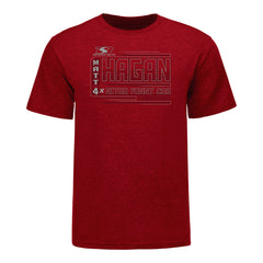 Matt Hagan Ghost T-Shirt in Red - Front View