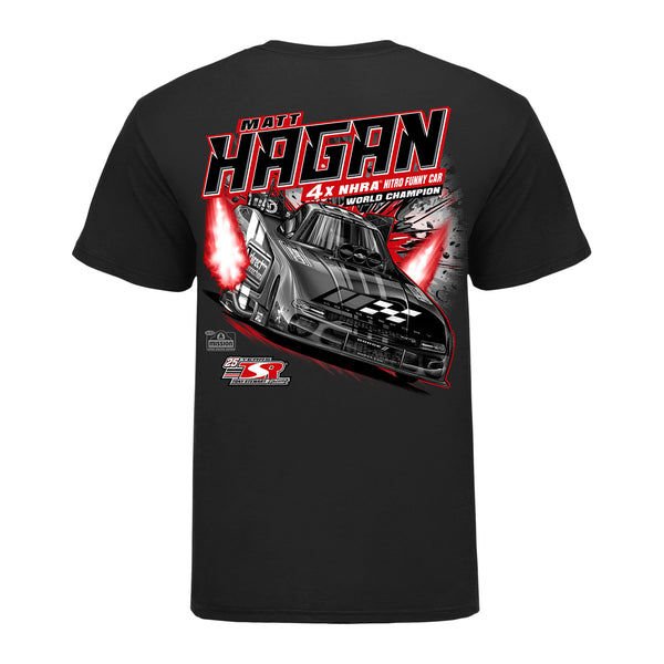 Matt Hagan Ghost Shirt - Black - Back View