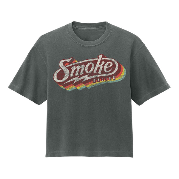 Tony Stewart Smoke Racing Crop Top - Pepper - Front View