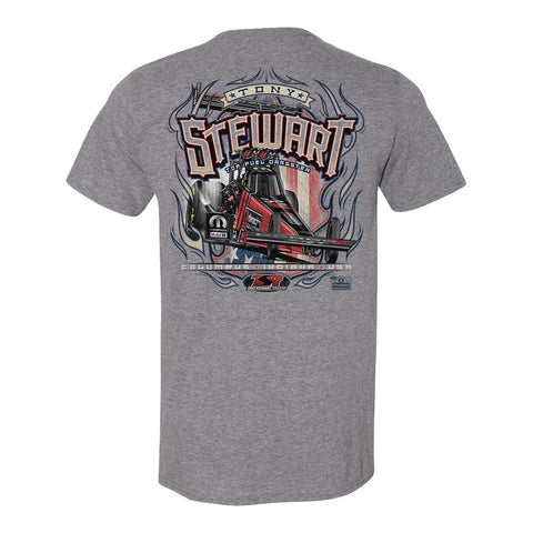 Tony Stewart Americana T-Shirt in Grey - Back View