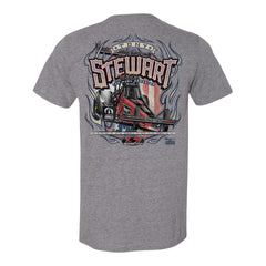 Tony Stewart Americana T-Shirt in Grey - Back View