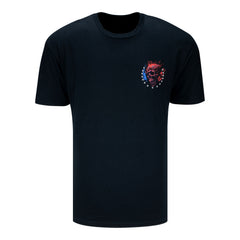 Tony Stewart Americana Smoke Skull Shirt - Black - Front View