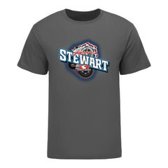 Tony Stewart Belt Driver Shirt - Charcoal - Front View