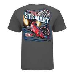 Tony Stewart Belt Driver Shirt - Charcoal - Back View