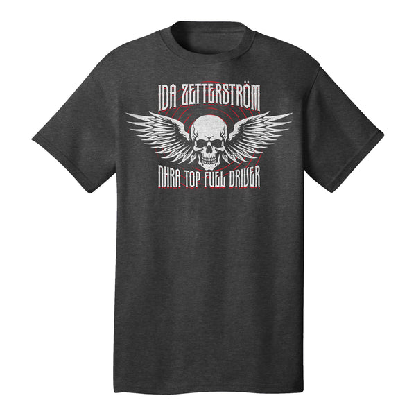 Ida Zetterström 2025 Top Fuel Shirt - Black Heather - Front View