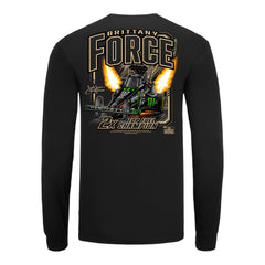 Brittany Force Khaki Frame T-Shirt - Back View