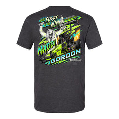 Maddi Gordon First Win T-Shirt In Black - Back View