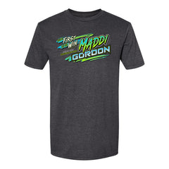 Maddi Gordon First Win T-Shirt In Black - Front View