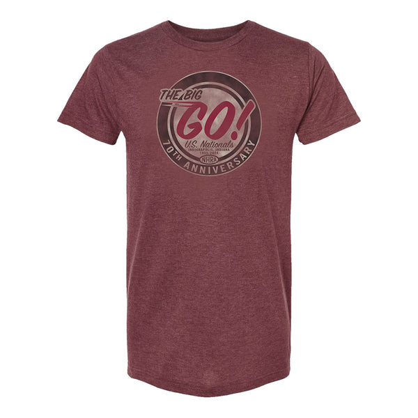 The Big Go! Logo Shirt in Red - Front View