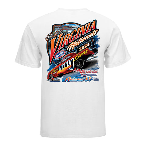 Virginia NHRA Nationals Event Shirt - Back View