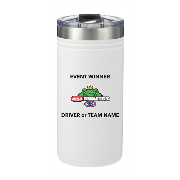 NHRA Winners Circle Arctic Zone® Titan Thermal HP® 12 Oz. Slim Cooler Tumbler - White (12-Pack)