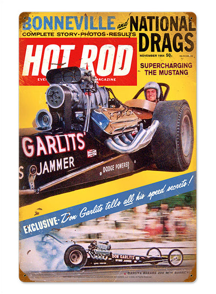 Hot Rod Magazine Garlits Sign