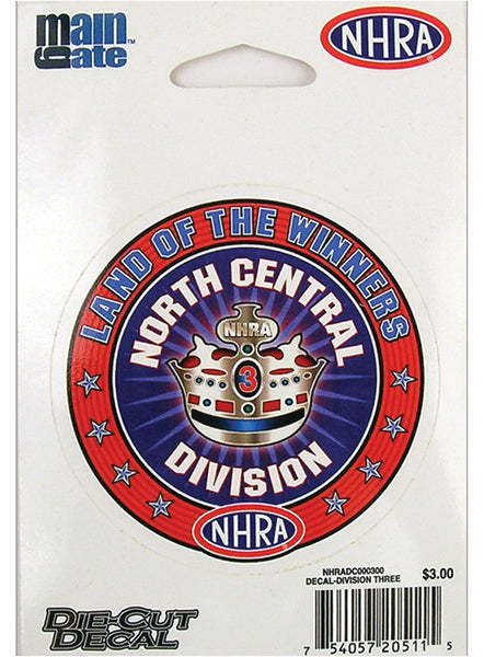Small Division Three/North Central Division Decal