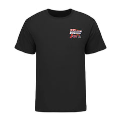 Antron Brown Top Fuel T-Shirt in Black - Front View