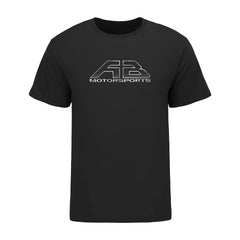 AB Motorsports Ghost T-Shirt in Black - Front View