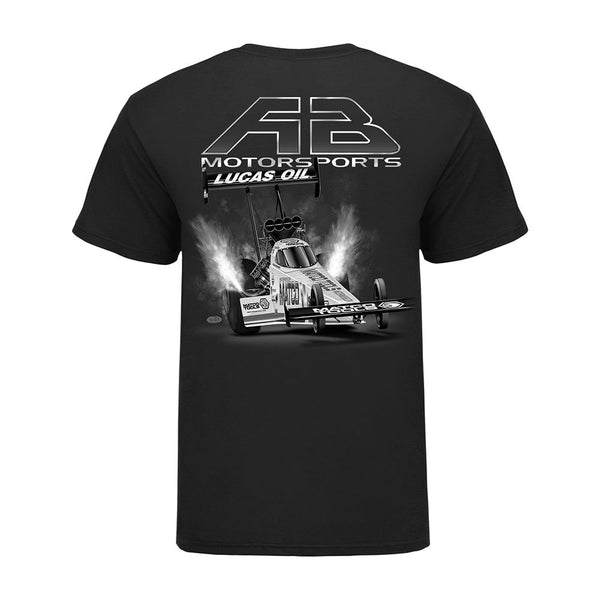 AB Motorsports Ghost T-Shirt in Black - Back View