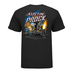 Austin Prock Top Fuel T-Shirt In Black - Back View