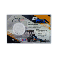 Austin Prock Coin Card In Multi-Color - Back View