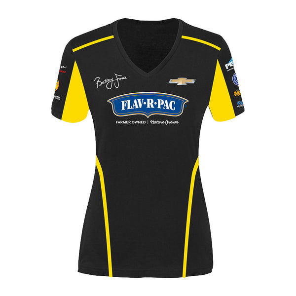 Brittany Force Women's Uniform Shirt In Black - Front View