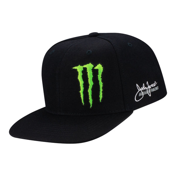 Brittany Force Snapback Hat In Black & Green - Angled Left Side View