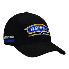 Brittany Force Flav-R-Pac Hat In Black - Angled Right Side View