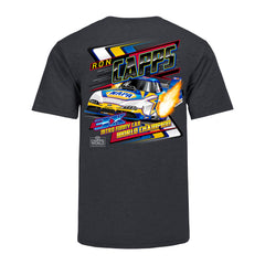 Ron Capps NAPA Funny Car T-Shirt In Grey - Back View