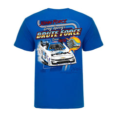John Force Brute Force T-Shirt in Blue - Back View