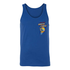 John Force Brute Force Tank Top In Blue - Front View