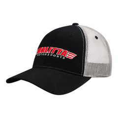 Kalitta Motorsports Hat In Black, White & Red - Angled Left Side View