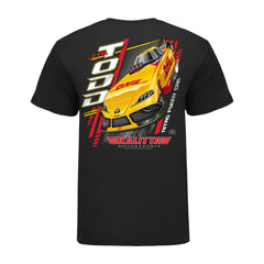 J.R. Todd Funny Car T-Shirt In Black - Back View