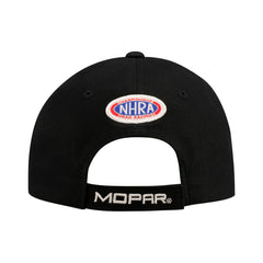 Mopar Flamed Hat In Black, White & Blue - Back View
