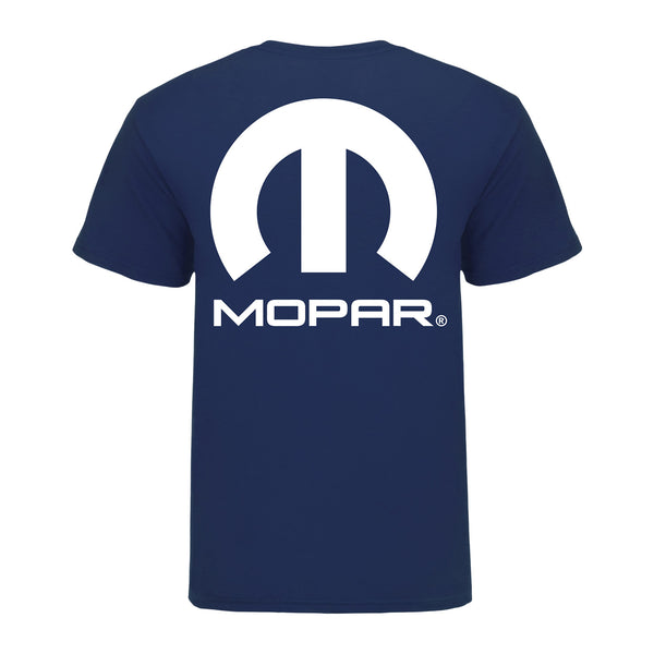 Checkered Flag Sports Mopar Rally Stripe Short Sleeve T-Shirt - Black, Cotton, Men's/Unisex Size S