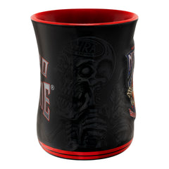 Nitro Junkie Sculpted Mug In Black & Red - Front View