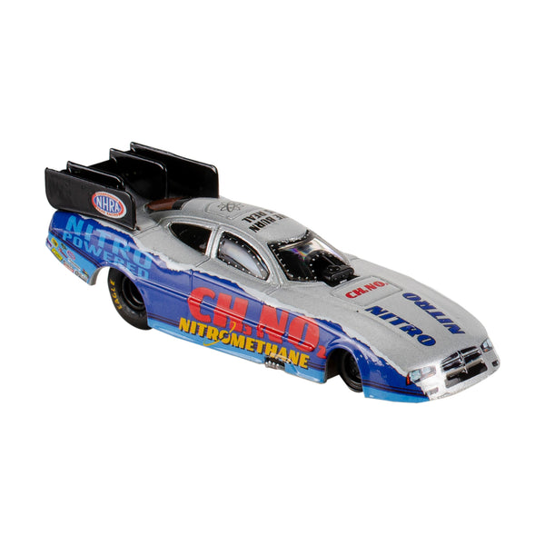 NHRA Funny Car Diecast 1:64 In White, Blue & Red - Right Side View