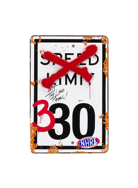 330 Speed Limit Hatpin In Multi-Color - Front View