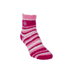 NHRA Ladies Fuzzy Socks - Angled Left View