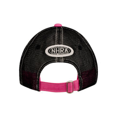 Ladies No Bad Days Hat In Pink & Black - Back View