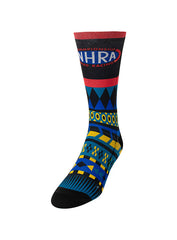 NHRA Crazy Design Socks In Multi-Color - Front View