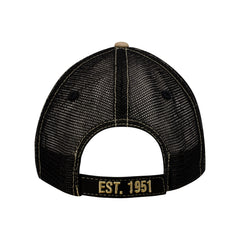 NHRA Military Hat In Olive & Black - Back View