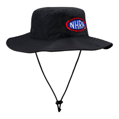 NHRA Boonie Hat In Black - Front Right View
