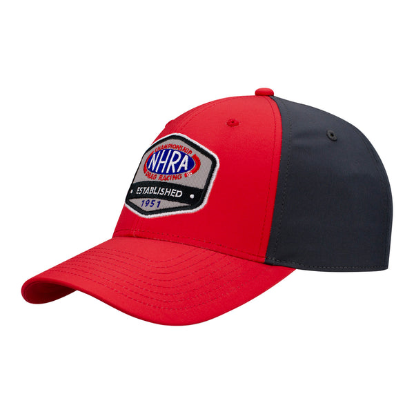 NHRA Est. 1951 Hat In Red & Blue - Angled Left Side View