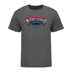 Nitro Junkie T-Shirt In Grey - Front View