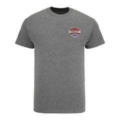 NHRA Retro Americana T-Shirt In Grey - Front View