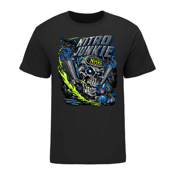 Nitro Junkie T-Shirt In Black - Front View