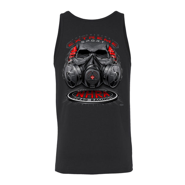 Gas Mask Tank Top In Black - Back View