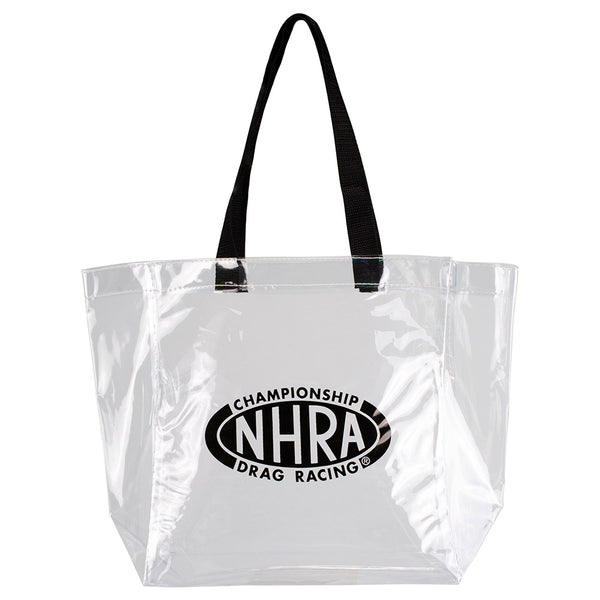 NHRA Clear Bag In Clear & Black