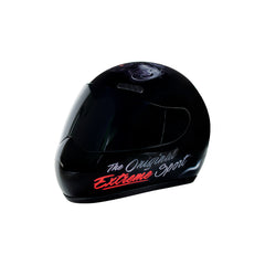 NHRA Gas Mask Mini Helmet In Black - Left Side View