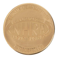 2023 NHRA Tour Coin In Gold - Back View