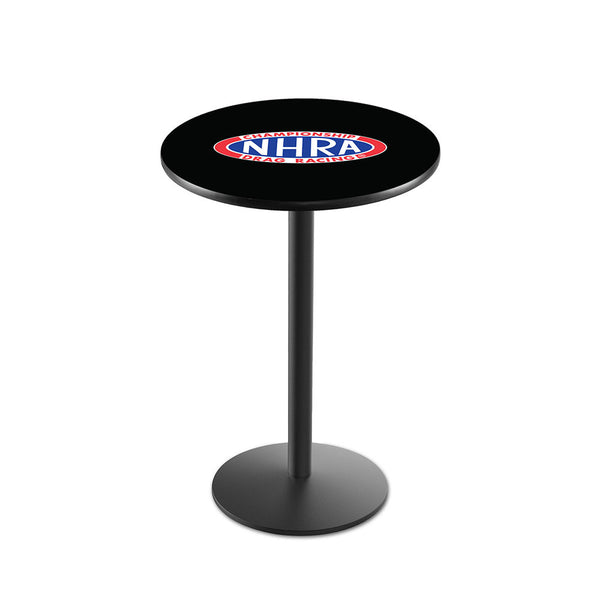 NHRA Pub Table In Black - Front View